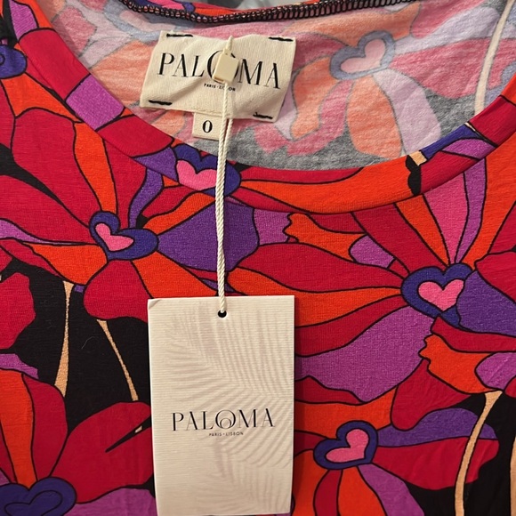 Paloma Printed Dress Sz 0 - Picture 3 of 12